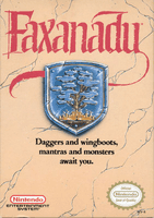 Faxanadu box art (NA)